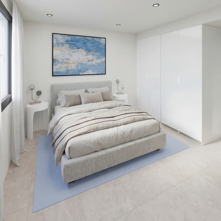 Interior, vivienda plurifamiliar en Santa Maria del Camí