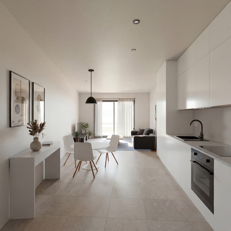 Vista exterior, vivienda plurifamiliar en Santa Maria del Camí