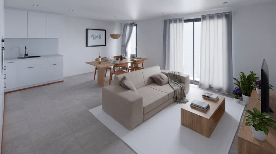 Vista exterior, vivienda plurifamiliar en Santa Maria del Camí