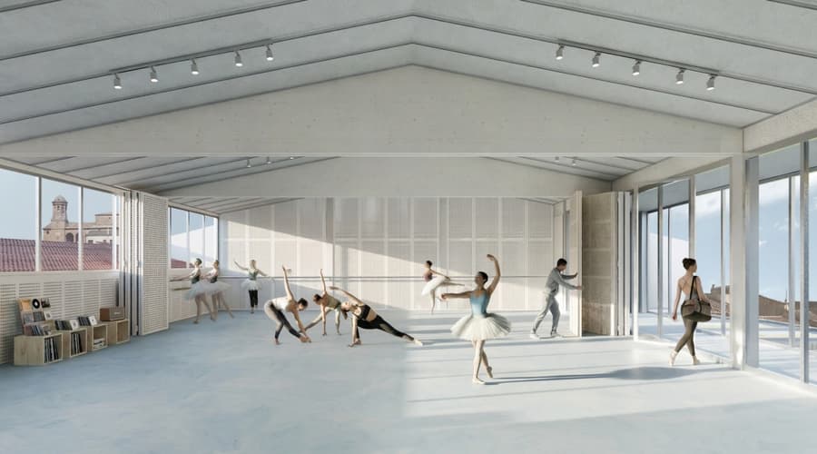 Interior de la sala de teatro, Llucmajor