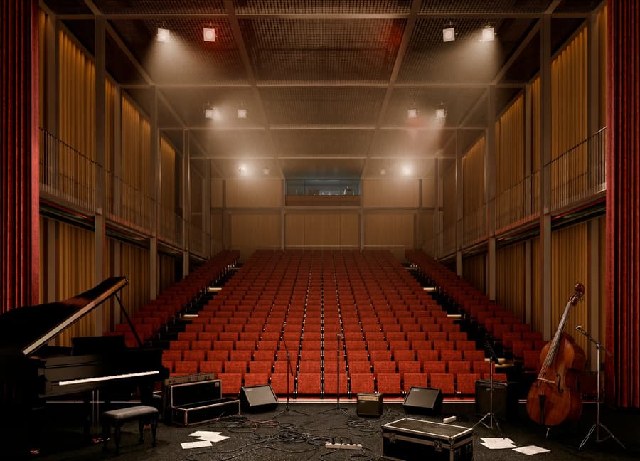 Sala de teatro, equipamiento público en Llucmajor