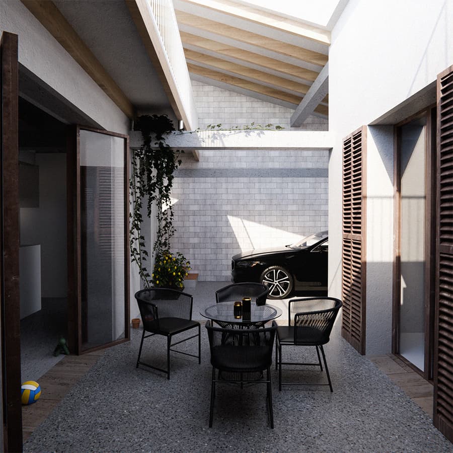Patio multifuncional junto a garaje exterior, Vilafranca de Bonany